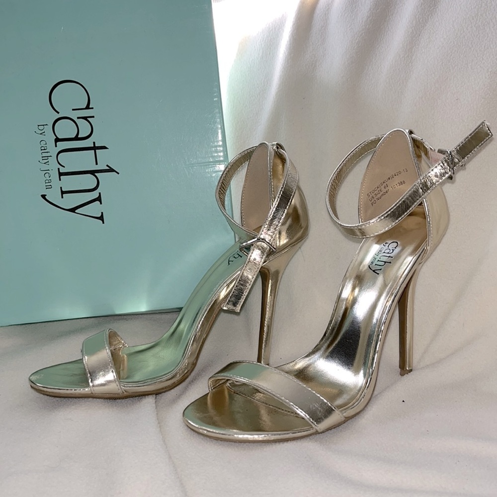 Gold heels